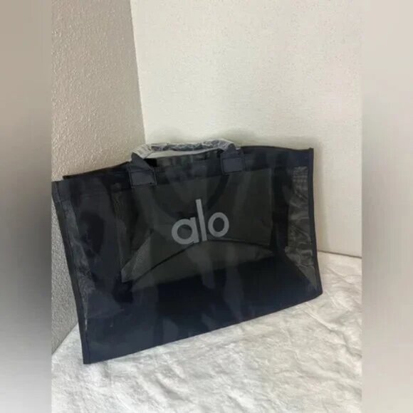 ALO YOGA SHEER TOTE BAG BLACK - Picture 3 of 4